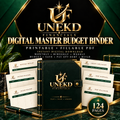 UNEKD Digital Master Budget Binder | Printable & Fillable